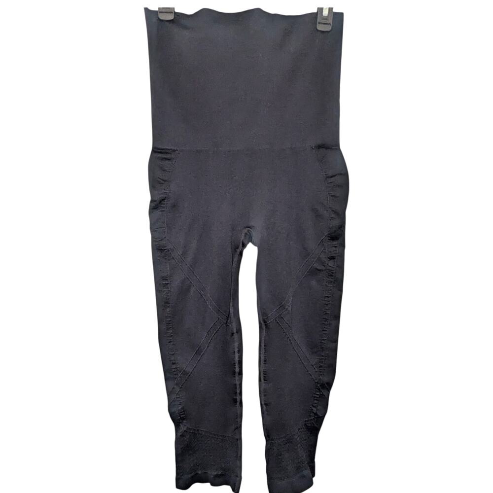 Belly Bandit Mother Tucker Compression Capri leggings black sz L